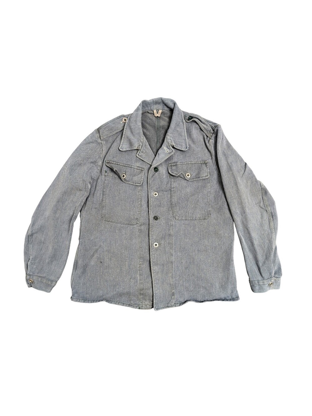 Vintage Swiss Army Denim Chore Jacket -  52 Large